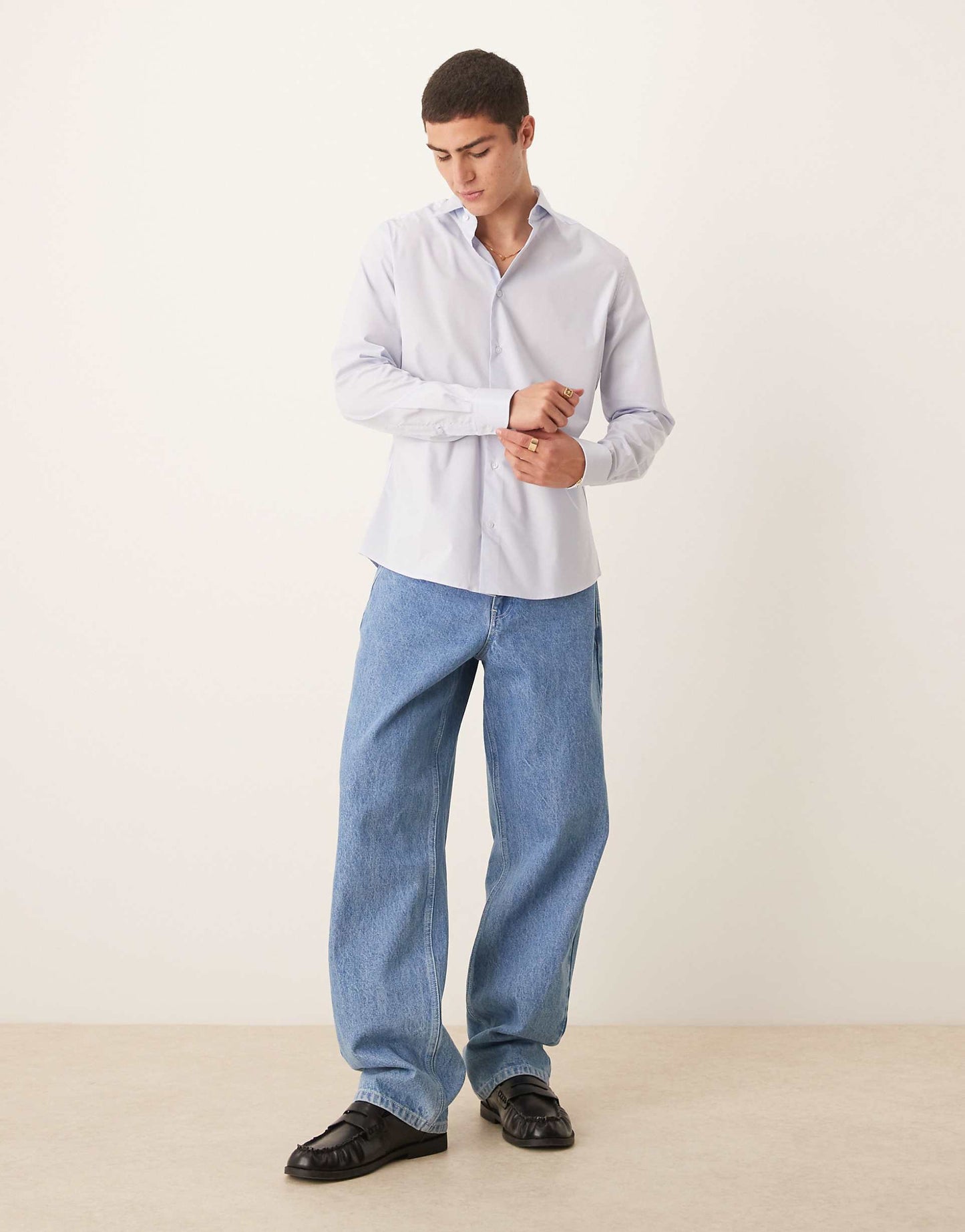 Smart Regular Fit Stretch Cotton Shirt