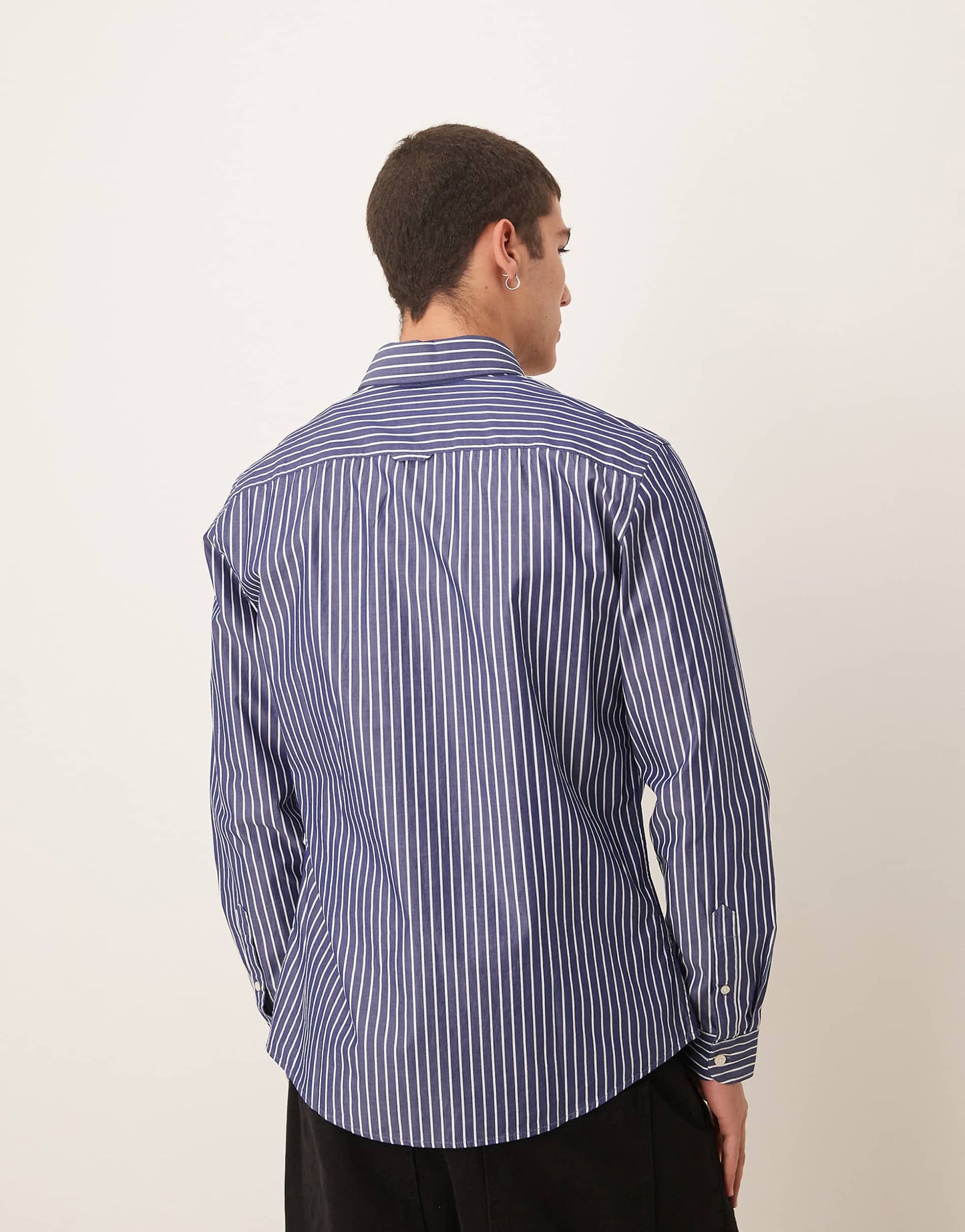 Regular Fit Stripe Cotton Shirt