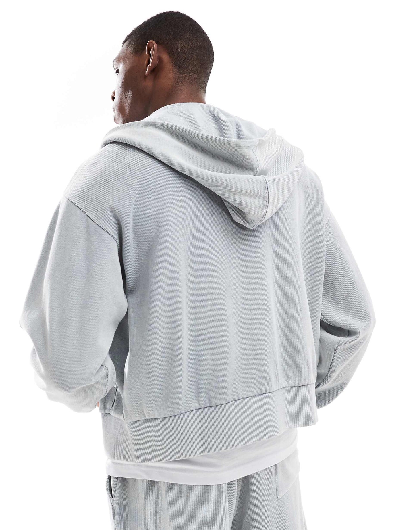Washed Zip Through Hoodie Co-Ord