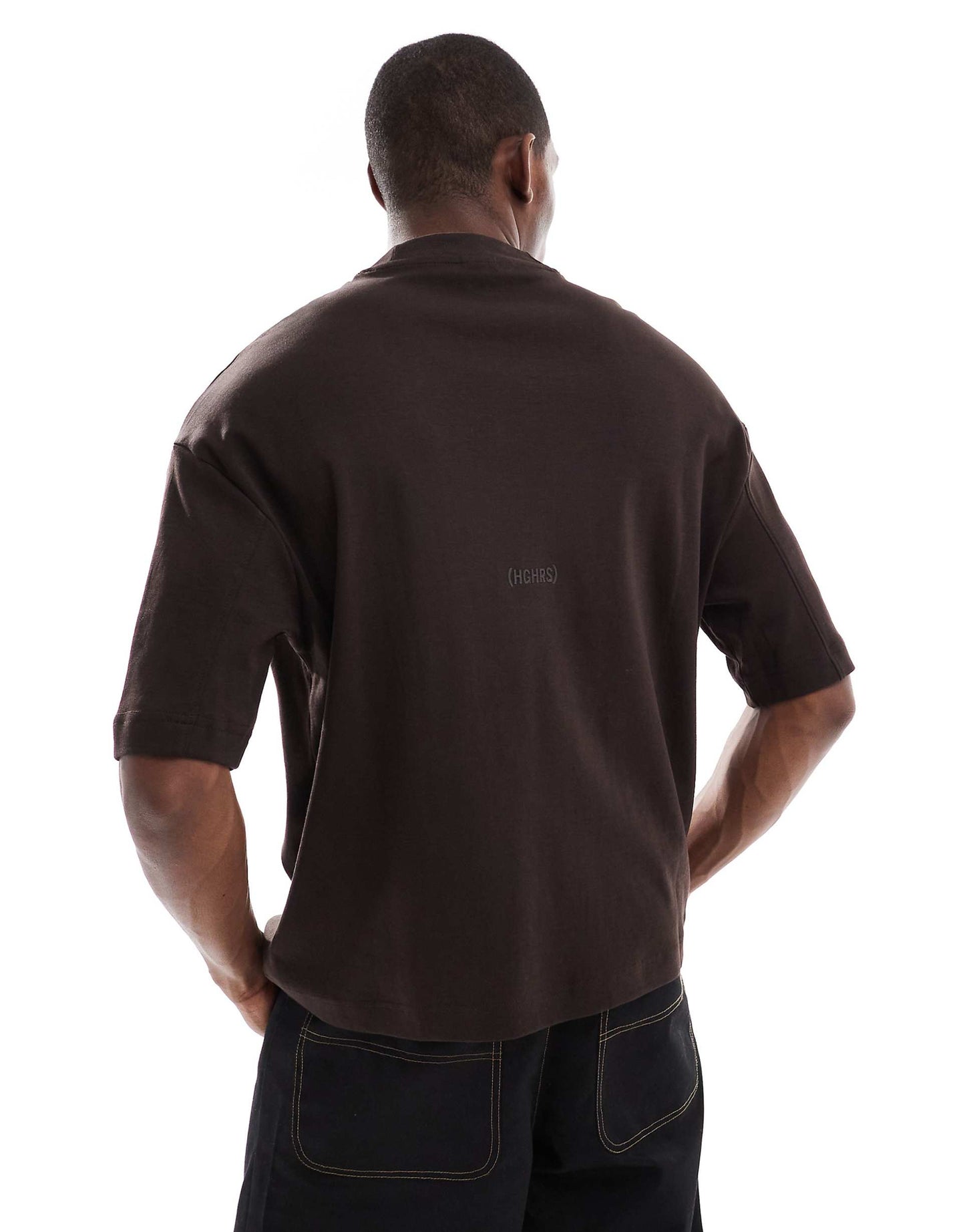 Tonal Back Print Boxy T-Shirt