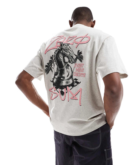 Back Printed Knight T-Shirt
