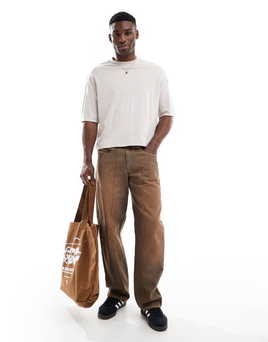 Tonal Back Print Boxy T-Shirt