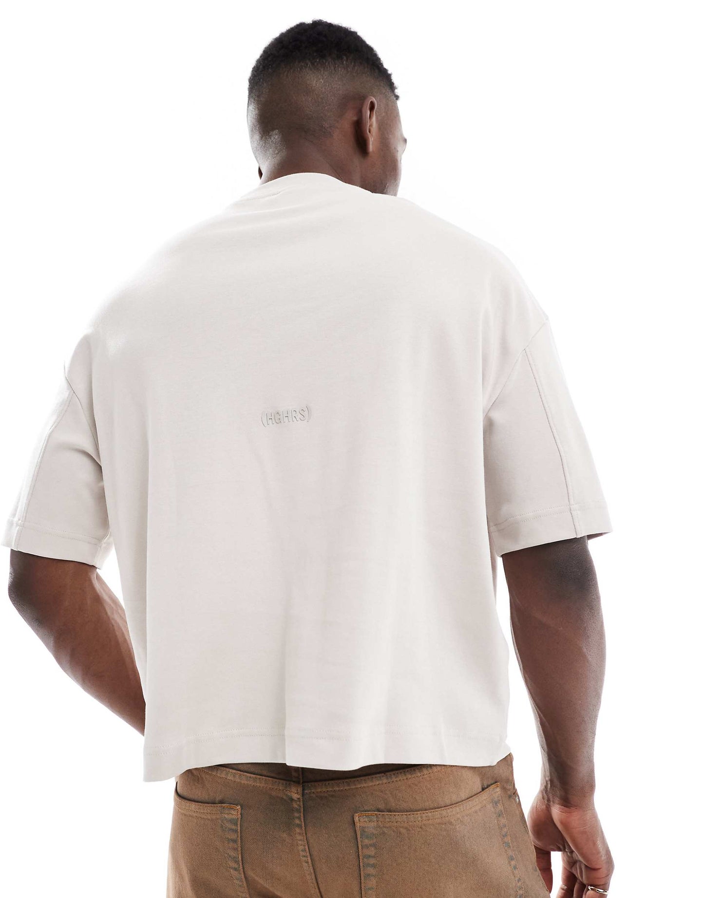 Tonal Back Print Boxy T-Shirt