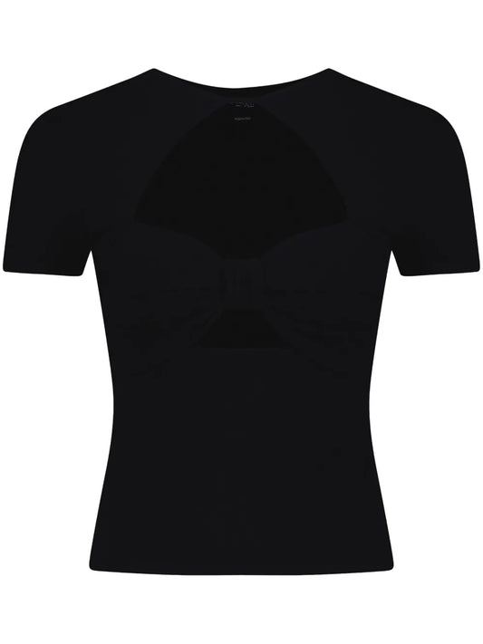 Cut-Out Detailing Short-Sleeve Top