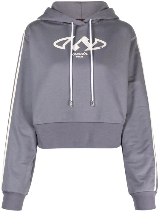 Logo-Print Drawstring Hoodie