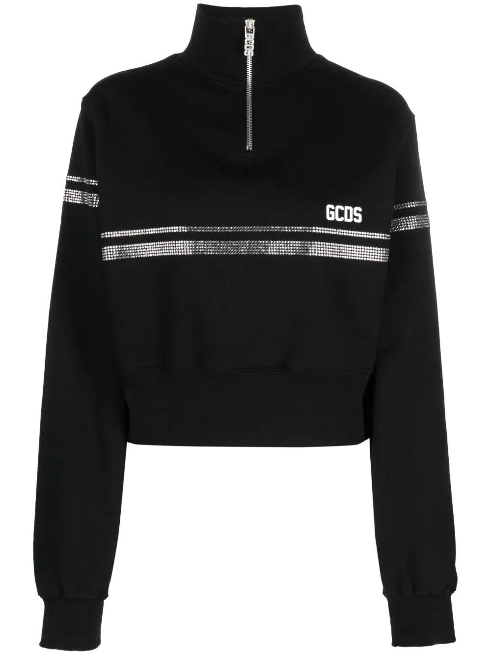 Logo-Print Crystal-Embellished Sweatshirt