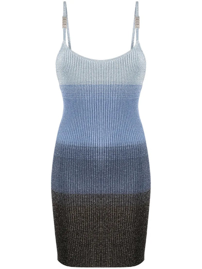 Striped Degradé Minidress