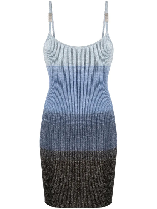 Striped Degradé Minidress
