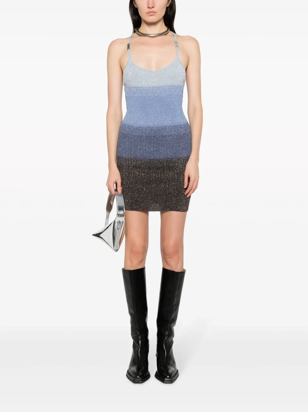 Striped Degradé Minidress