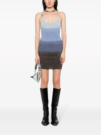 Striped Degradé Minidress