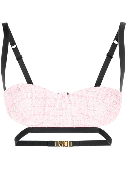 Tweed Bra Top