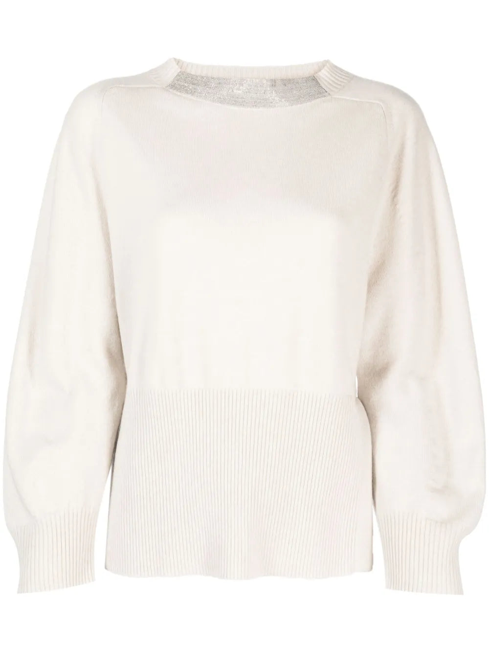 Side-Slits Cashmere Jumper