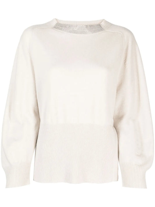 Side-Slits Cashmere Jumper