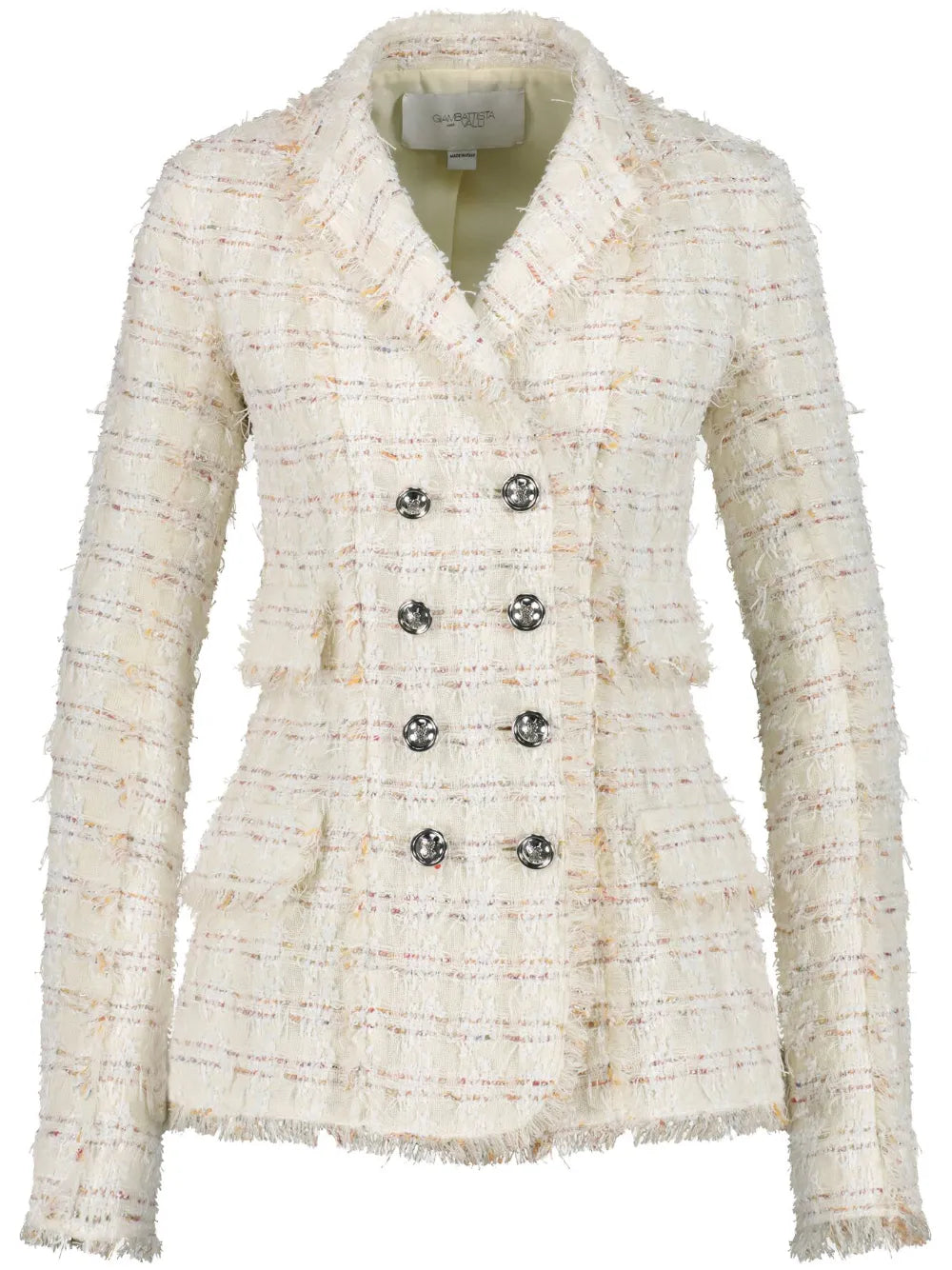 Bouclé Double-Breasted Blazer
