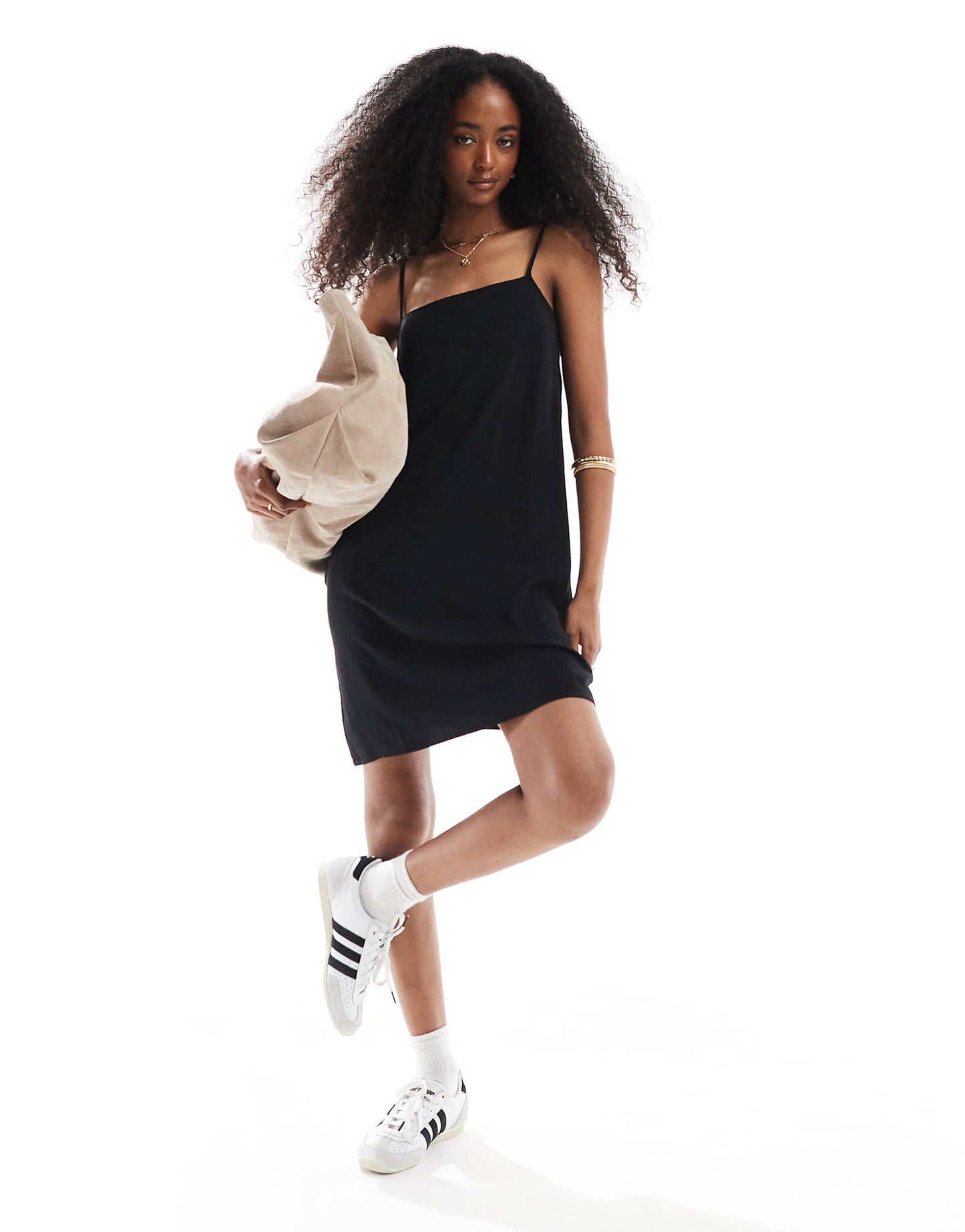 Sqaure Neck Cami Mini Dress
