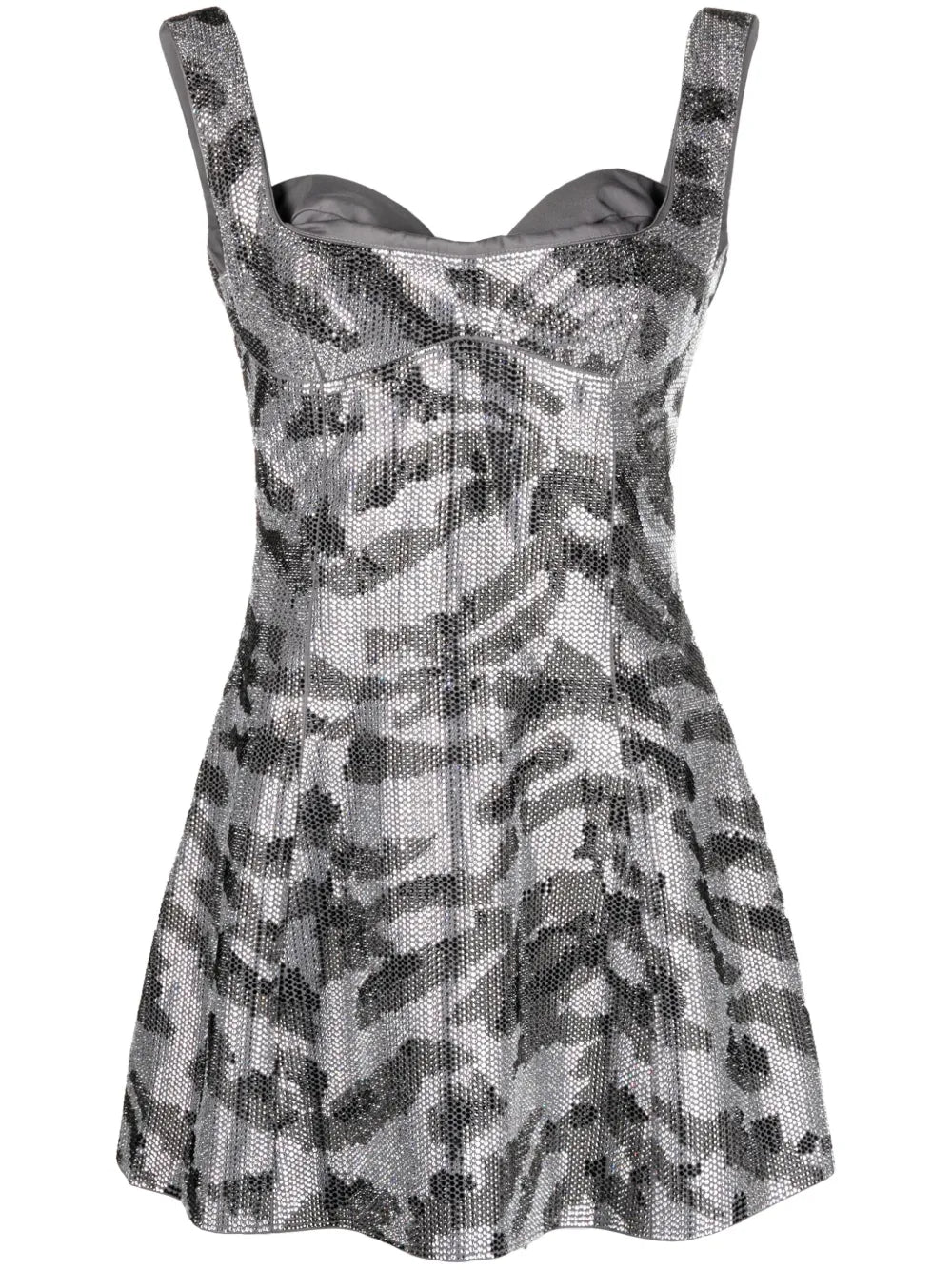 Mina Bell Crystal-Embellished Minidress
