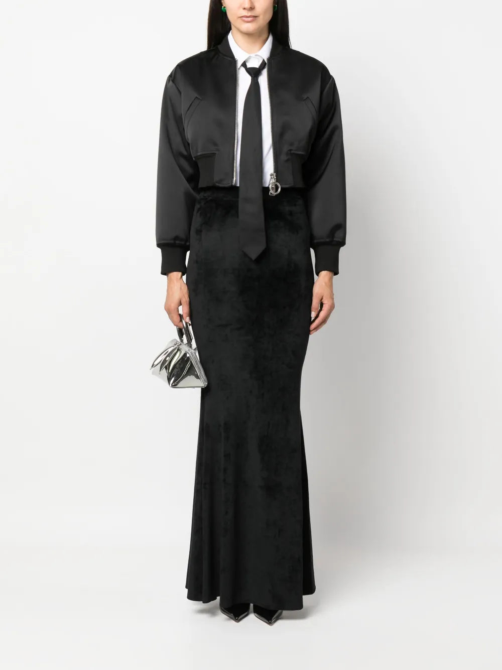 Velvet Maxi Skirt