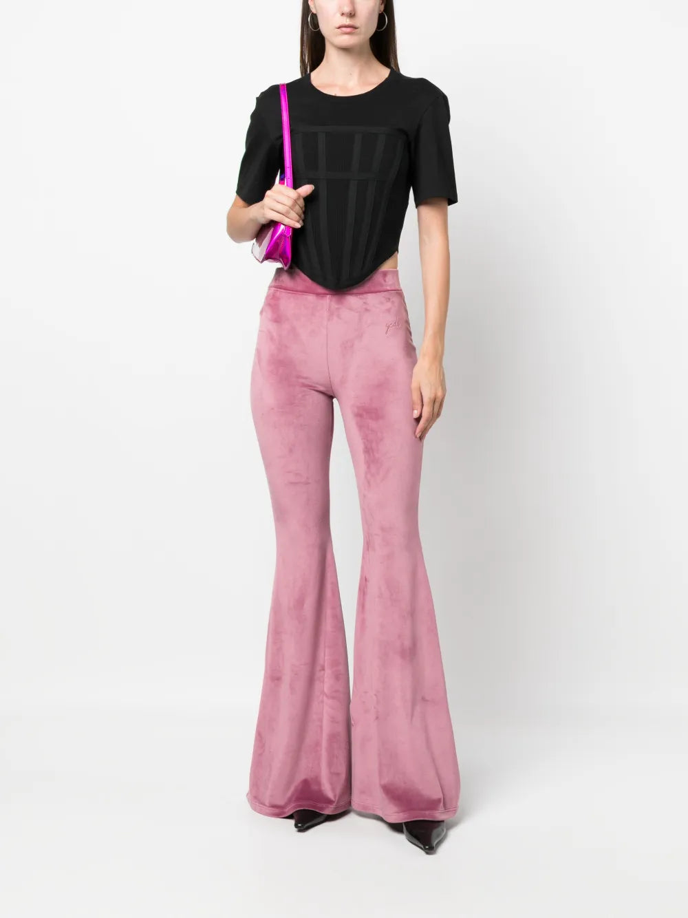 Velvet Flared Trousers