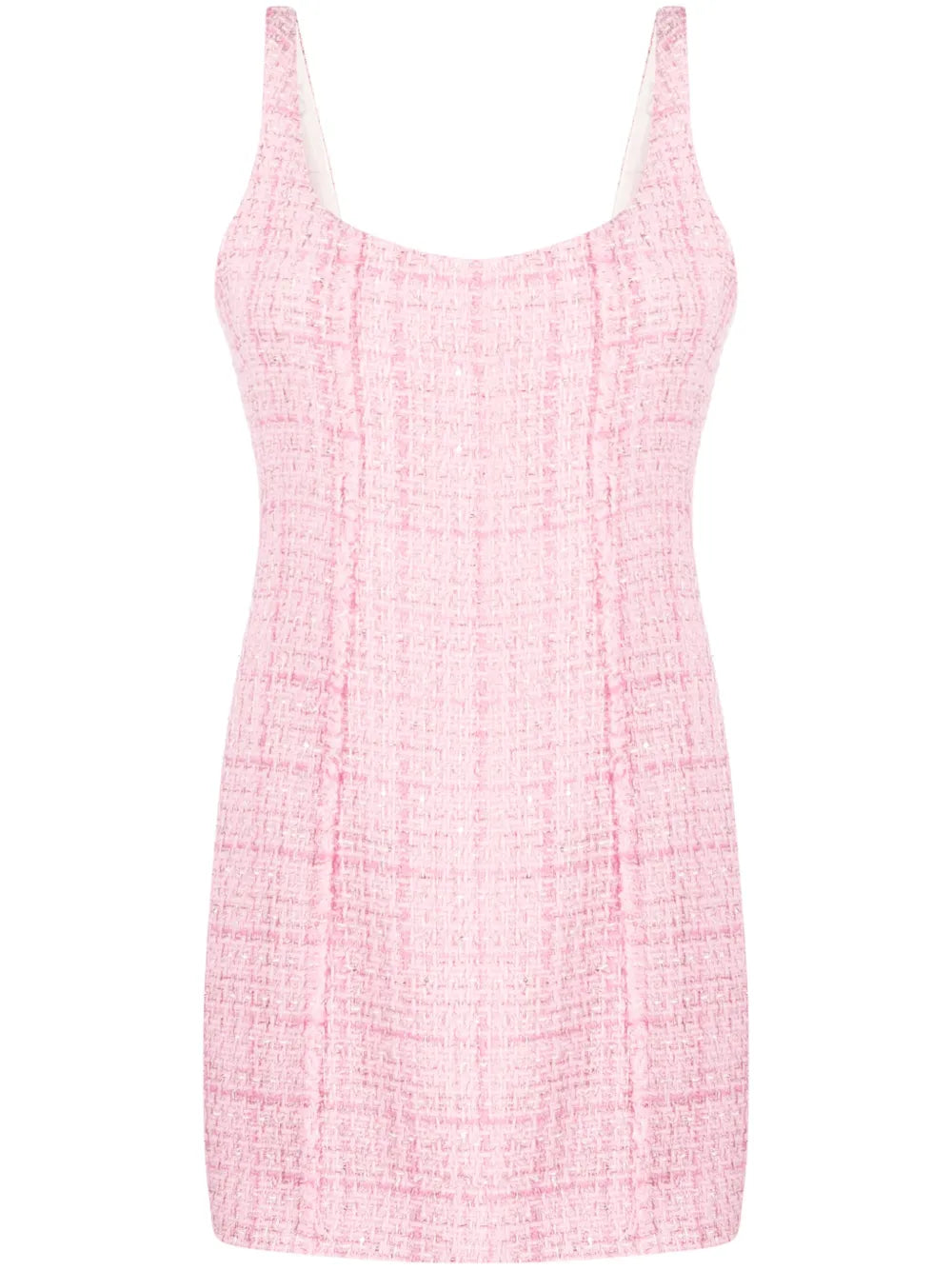 Backless Tweed Minidress