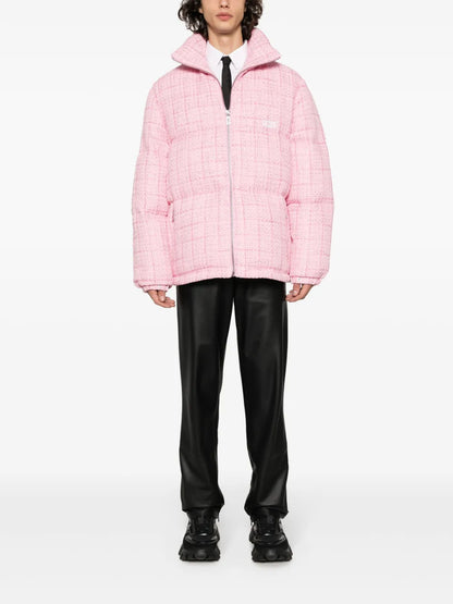Quilted Tweed Padded Jacket