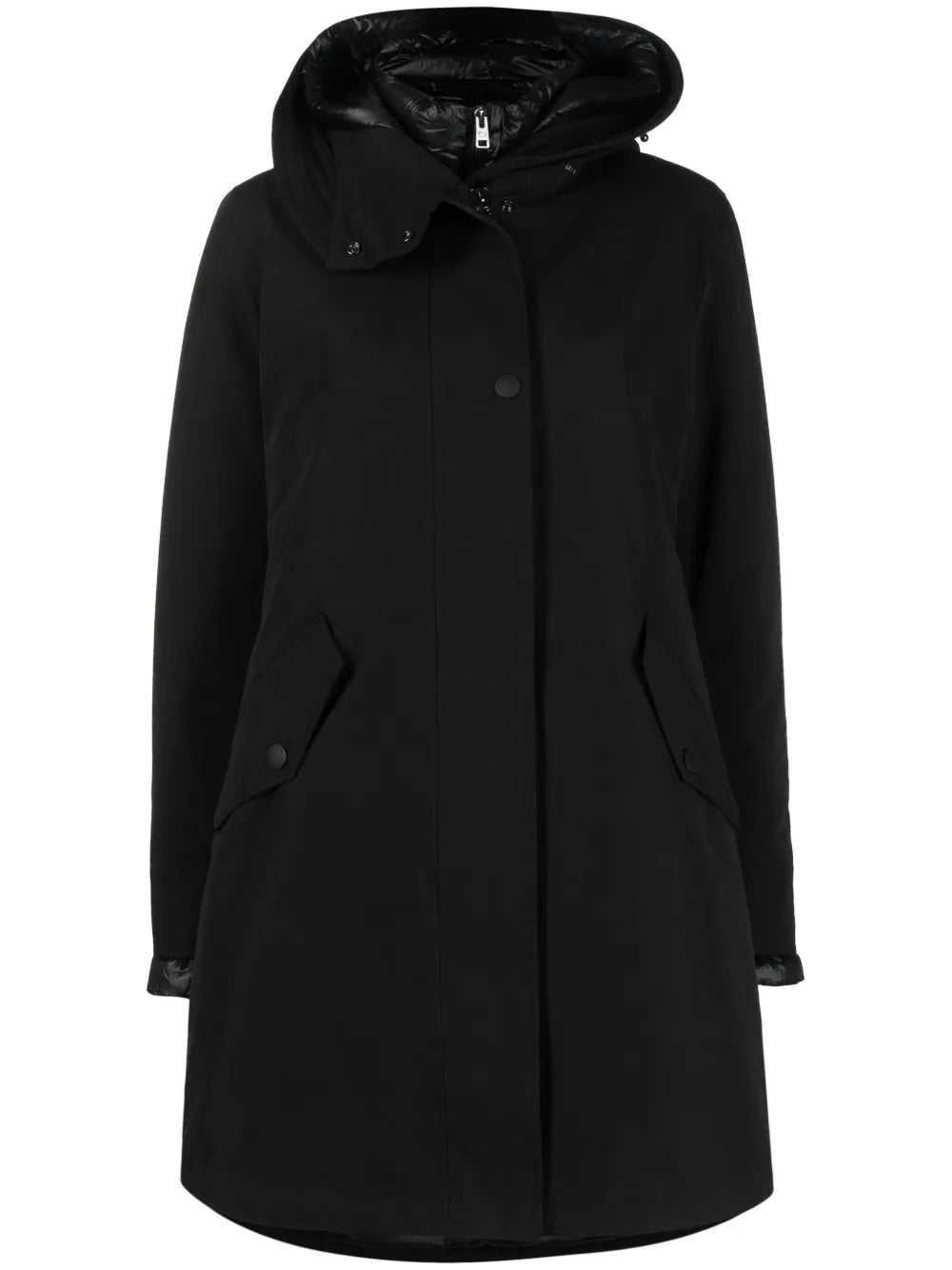 Layered Parka Coat