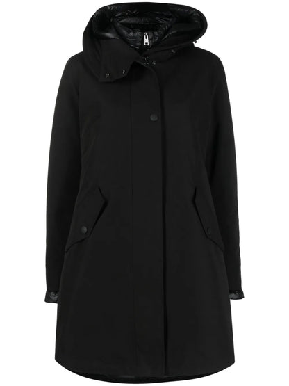 Layered Parka Coat