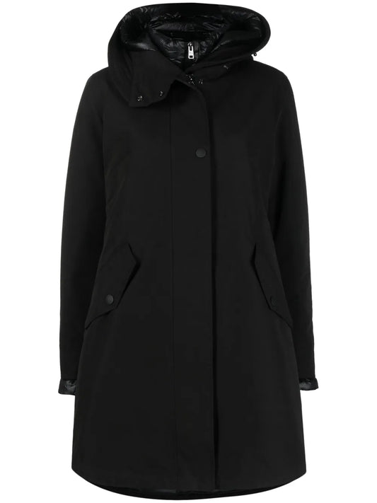 Layered Parka Coat