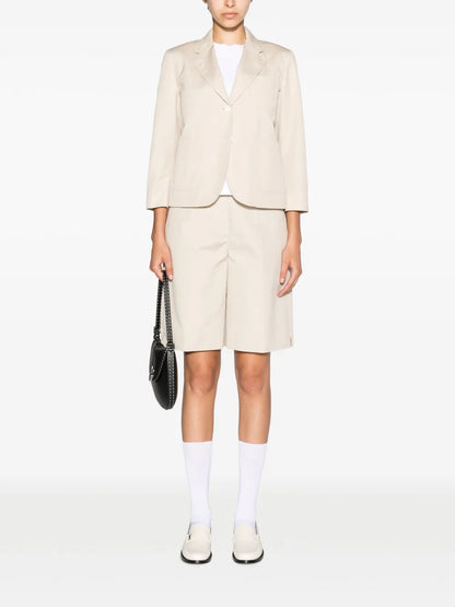 High-Waisted Tailored Shorts