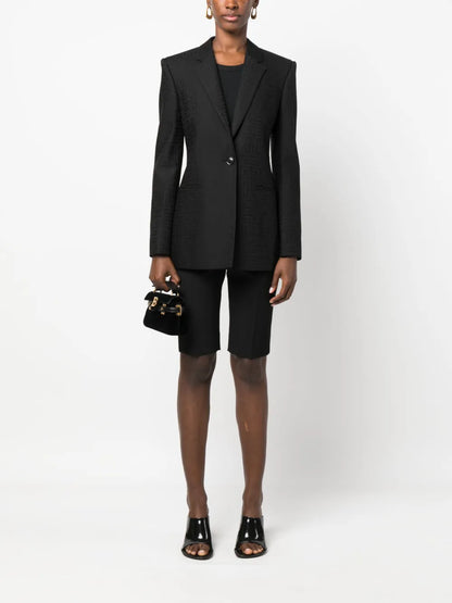 4G Jacquard Wool Blazer