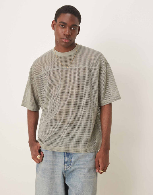Boxy Oversized T-Shirt With Dropped Shoulder