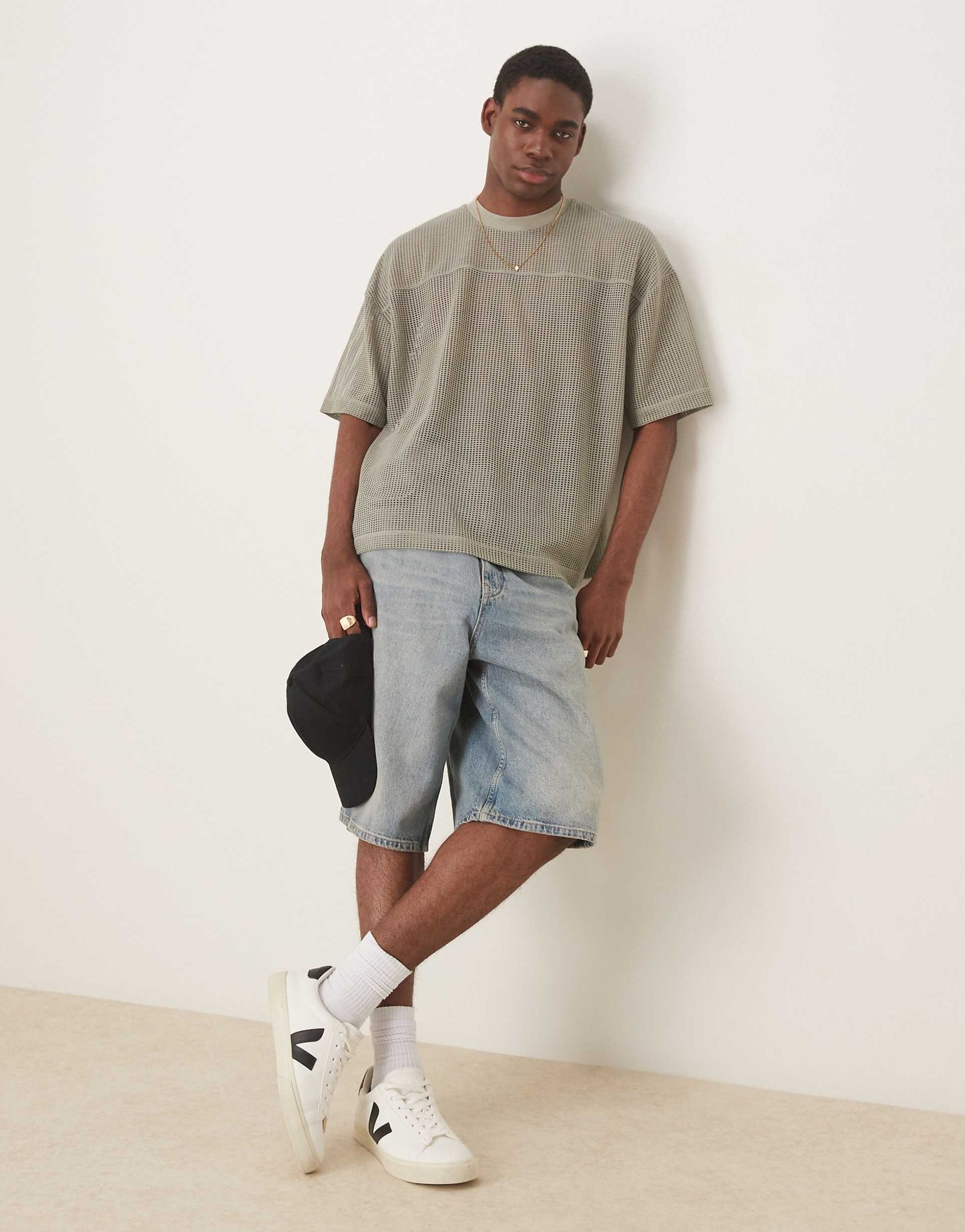 Boxy Oversized T-Shirt With Dropped Shoulder