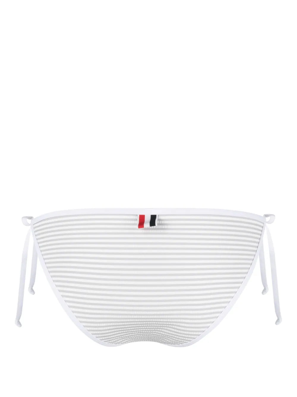 Stripe-Pattern Bikini Bottoms