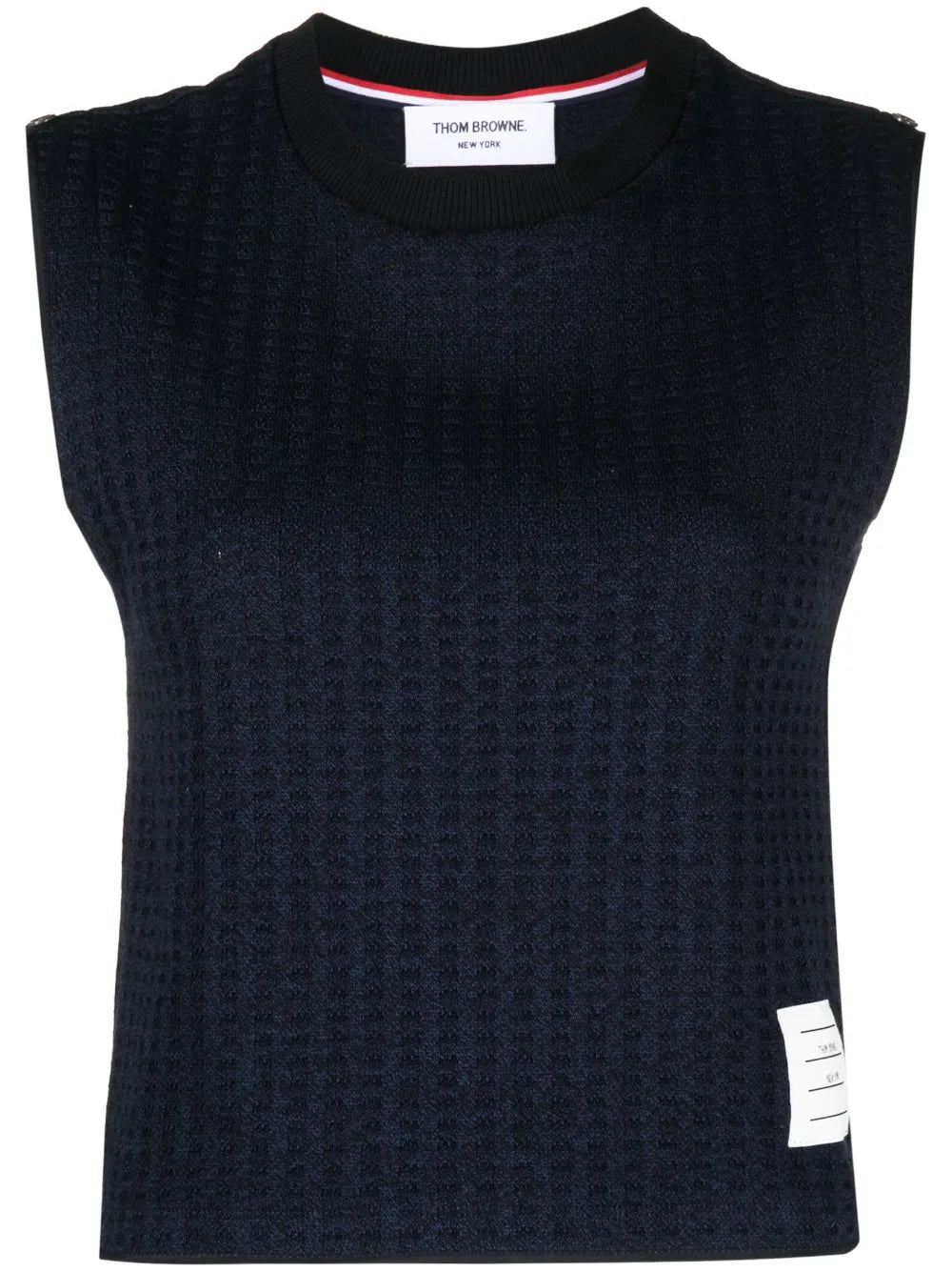 Logo-Patch Jacquard Top