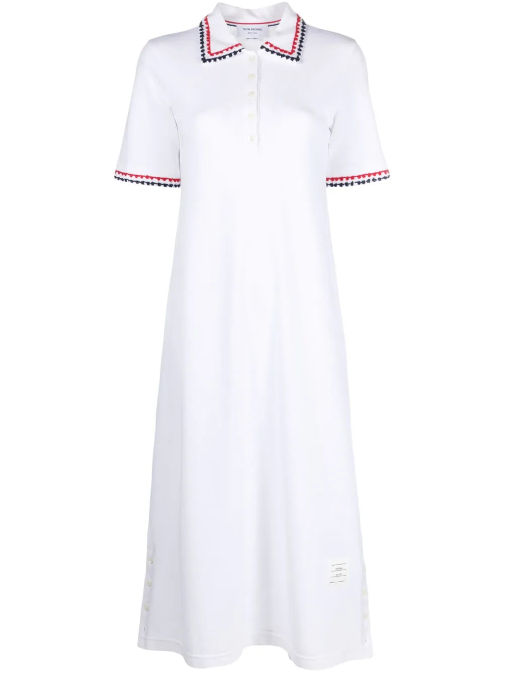 Rwb-Trimmed Polo Dress