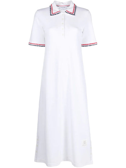 Rwb-Trimmed Polo Dress