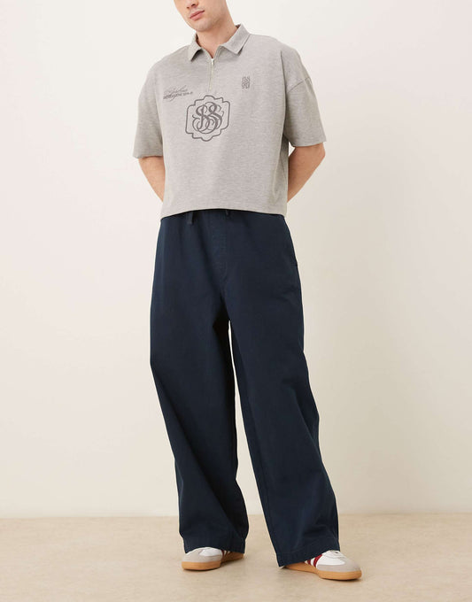 Oversized Parachute Trouser With Drawstring