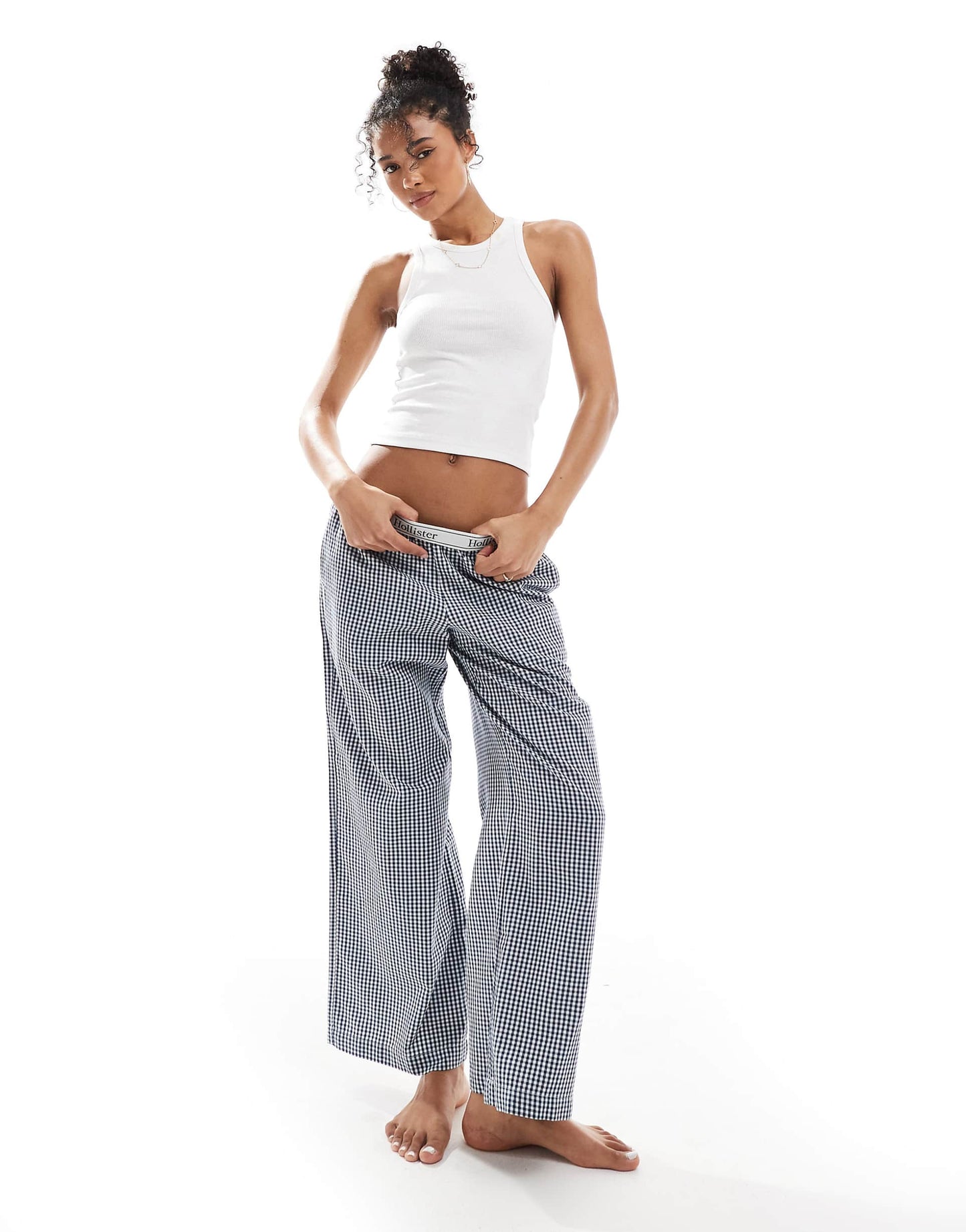 Low Rise Baggy Pyjama Bottoms