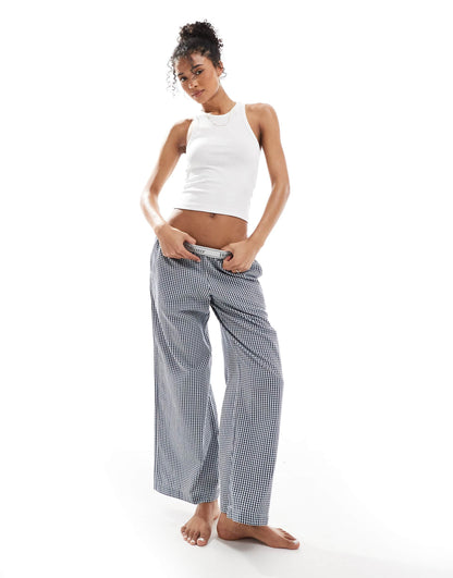 Low Rise Baggy Pyjama Bottoms