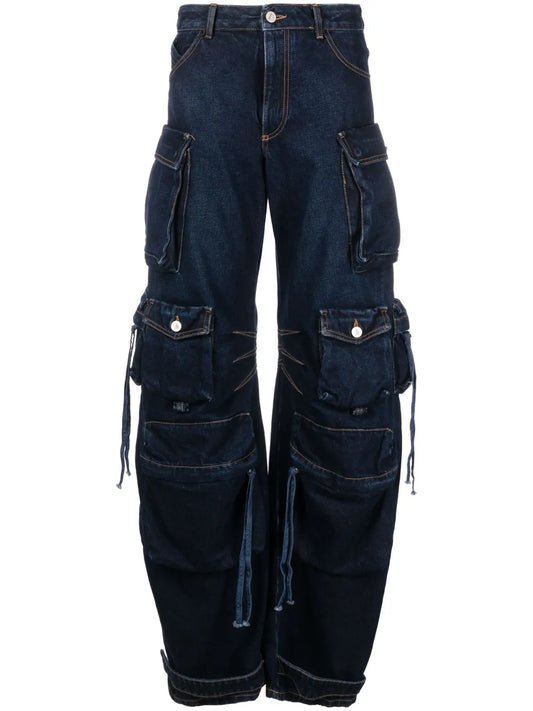 Fern Wide-Leg Cargo Jeans