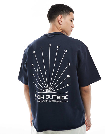 Space Back Graphic T-Shirt