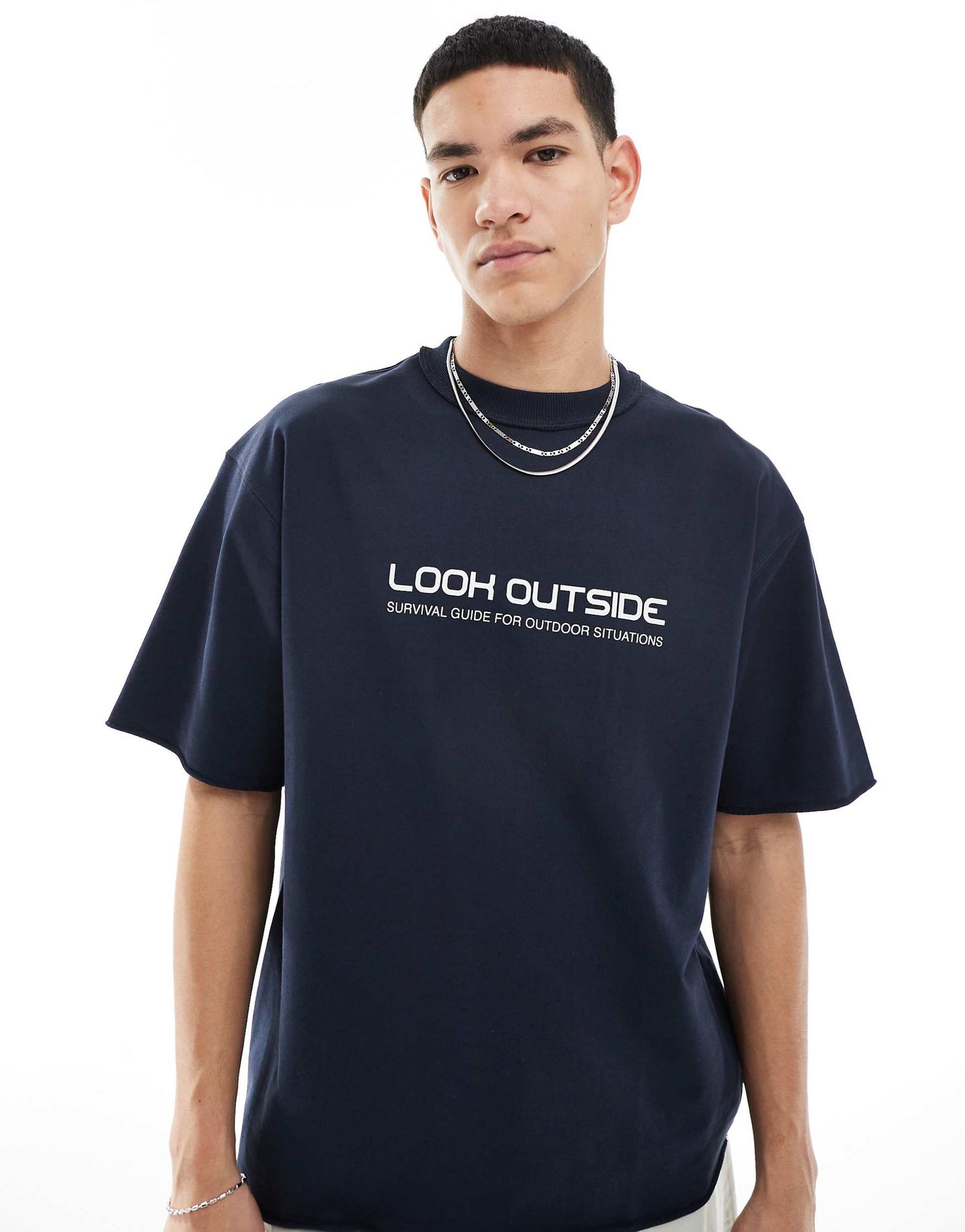 Space Back Graphic T-Shirt