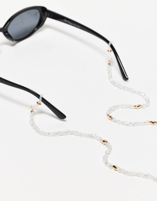 Sunglasses Chain With Faux Freshwater Pearl Design