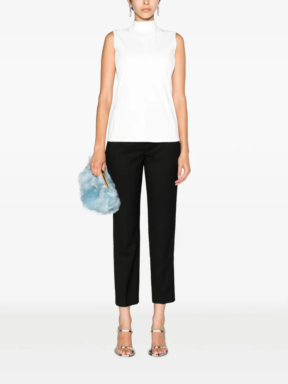 Tailored-Cut Tapered-Leg Trousers