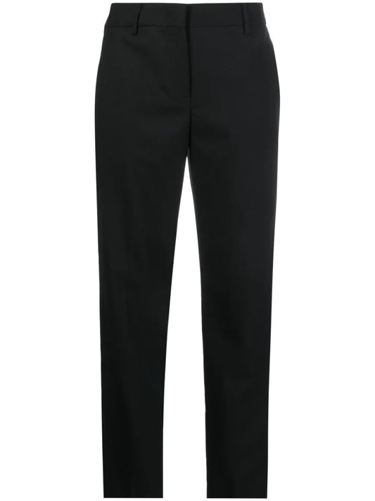Tailored-Cut Tapered-Leg Trousers