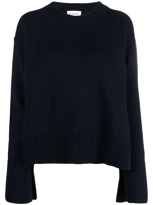 Wide-Sleeve Wool Jumper