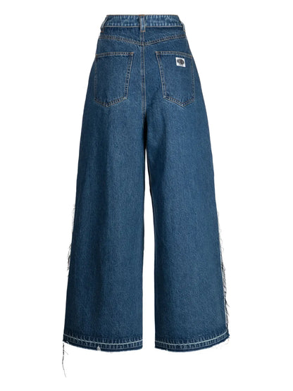 High-Waisted Wide-Leg Jeans