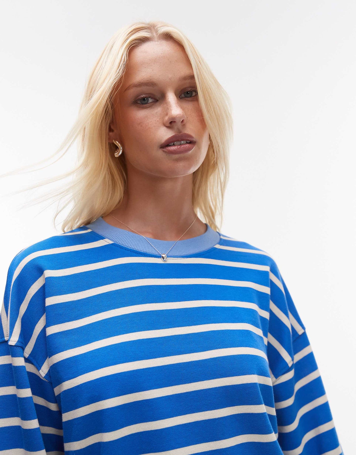 Jersey Long Sleeve Crew Neck Top