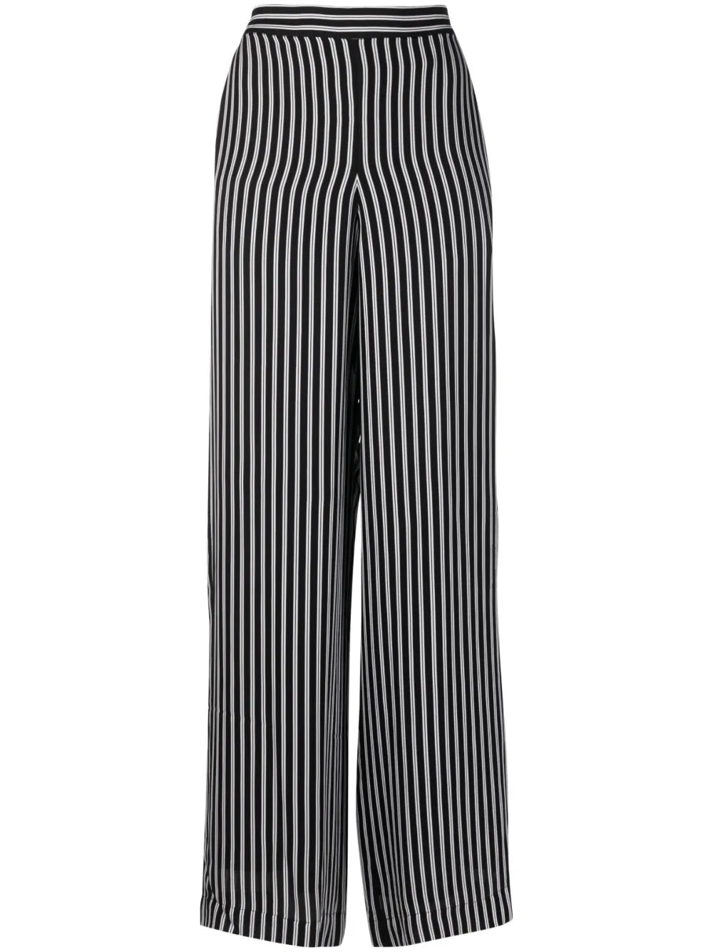 Striped Wide-Leg Trousers