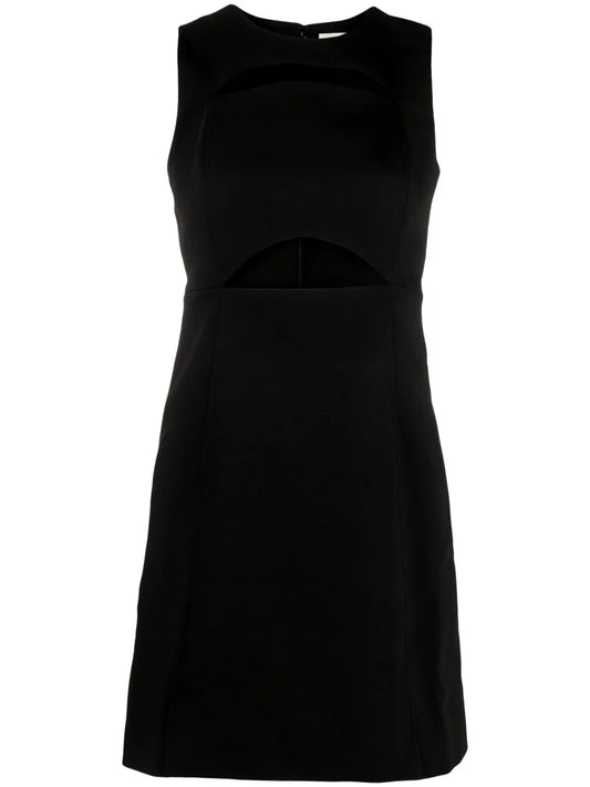 Cut-Out Sleeveless Shift Dress