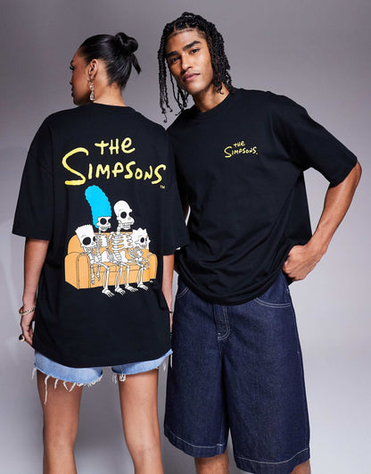 Unisex Oversized T-Shirt With The Simpsons Prints
